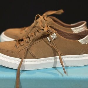 UGG Brown Sneakers with White Soles